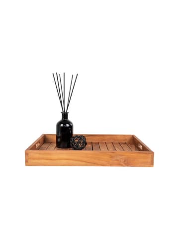 House Nordic Dienblad bruin - (B)58 x (H)7 x (D)38 cm