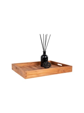 House Nordic Tablett in Braun - (B)58 x (H)7 x (T)38 cm