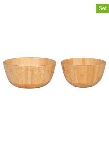 House Nordic 2-delige set: schalen "Chefalu" lichtbruin