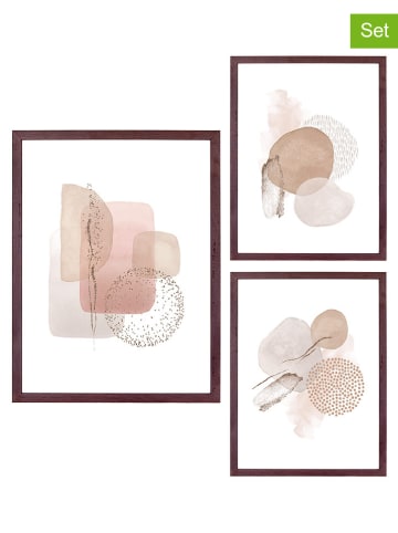 House Nordic 3er-Set: Bilderrahmen "Aspen" in Braun