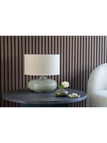 House Nordic Tafellamp "Oldham" groen/beige - (H)44 x Ø 36 cm