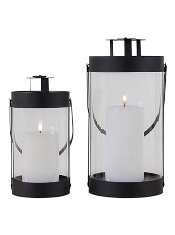 House Nordic Lampiony (2 szt.) w kolorze czarnym