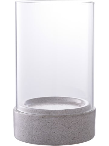 House Nordic Świecznik w kolorze szarym - wys. 25,5 x Ø 16 cm