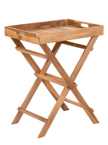 House Nordic Stolik 2w1 w kolorze jasnobrązowym - 39 x 49,5 x 29 cm