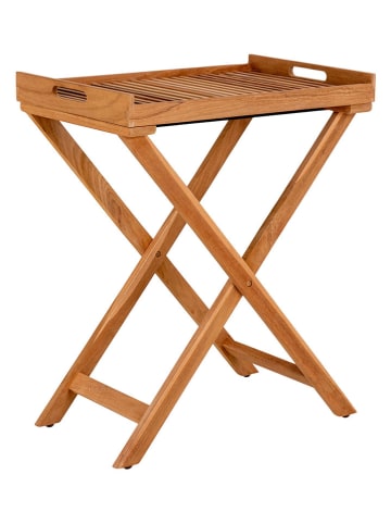 House Nordic Butlertray "Ronda" lichtbruin - (B)60 x (H)70 x (D)40 cm