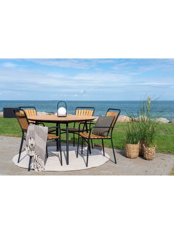 House Nordic Eettafel lichtbruin/zwart - (H)74 x Ø 130 cm