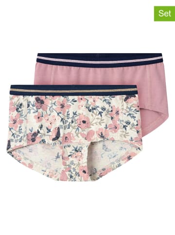 name it 2er-Set: Pantys in Dunkelblau/ Rosa/ Creme