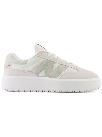 New Balance Leder-Sneakers "302" in Grau/ Weiß