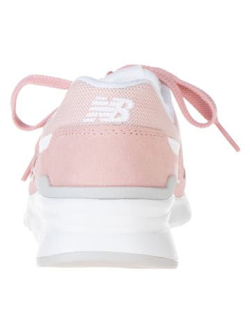 New Balance Skórzane sneakersy w kolorze jasnoróżowym