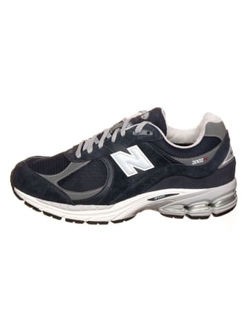 New Balance Leder-Sneakers "2002R" in Dunkelblau
