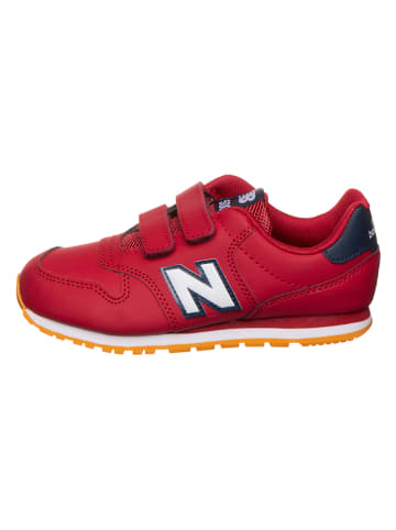 New Balance Sneakers "500B" bruin/rood