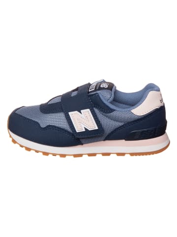 New Balance Leder-Sneakers "515" in Dunkelblau/ Hellblau