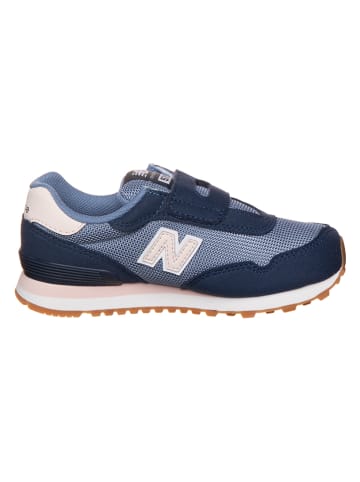 New Balance Leder-Sneakers "515" in Dunkelblau/ Hellblau