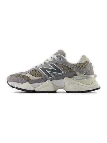 New Balance Leder-Sneakers "9060" in Lila/ Khaki