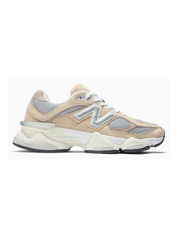 New Balance Skórzane sneakersy "9060" w kolorze beżowo-szarym