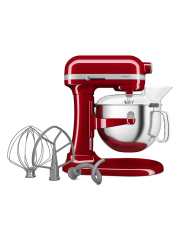 KitchenAid Küchenmaschine "Artisan" mit Schüsselheber in Rot - 5,6 l