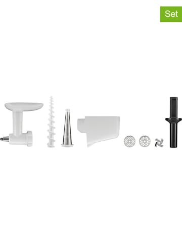 KitchenAid 2tlg. Set: Fleischwolf und Pürieraufsatz "5KSMFVSFGA" in Weiß