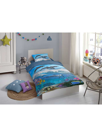 Good Morning Bettwäsche-Set "Andre" in Blau