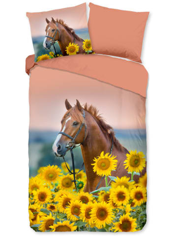 Good Morning Bettwäsche-Set "Beauty" in Orange