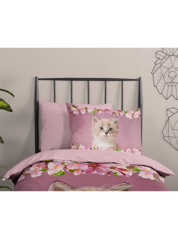 Good Morning Beddengoedset "Look" lichtroze