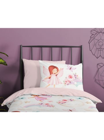 Good Morning Komplet pościeli "Lucia" w kolorze biało-jasnoróżowym