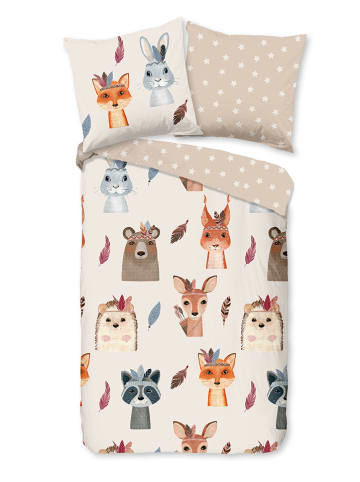 Good Morning Bettwäsche-Set "Rave" in Beige