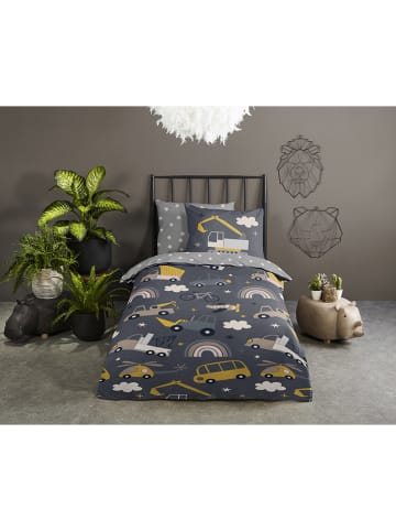 Good Morning Beddengoedset "Rush" grijs