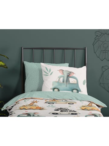 Good Morning Bettwäsche-Set "Gogo" in Weiß/ Mint