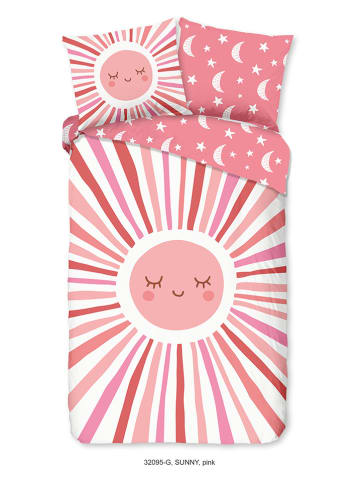 Good Morning Komplet pościeli "Sunny" w kolorze jasnoróżowym