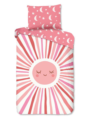 Good Morning Beddengoedset "Sunny" lichtroze