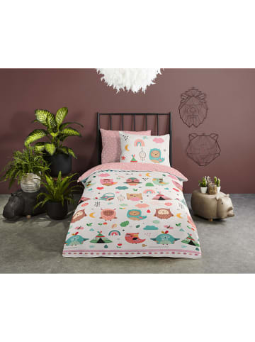 Good Morning Bettwäsche-Set ''Wise'' in Rosa/ Bunt