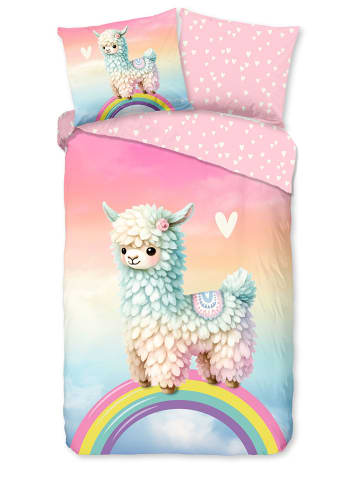 Good Morning Renforcé beddengoedset "Chico" meerkleurig