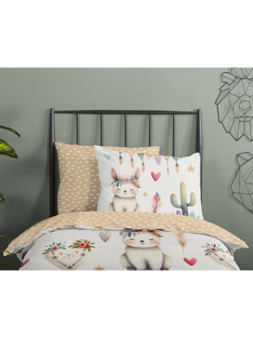Good Morning Bettwäsche-Set "Luz" in Creme/ Beige