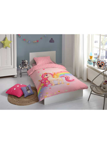 Good Morning Komplet pościeli "Little" w kolorze jasnoróżowym