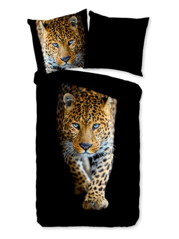 Good Morning Komplet pościeli "Bonn" w kolorze czarno-jasnobrązowym