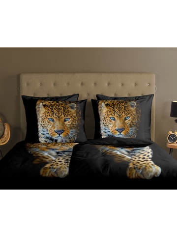 Good Morning Komplet pościeli "Bonn" w kolorze czarno-jasnobrązowym