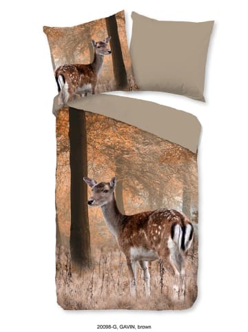 Good Morning Bettwäsche-Set "Gavin" in Braun