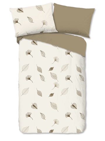 Good Morning Bettwäsche-Set "Saar" in Creme/ Beige