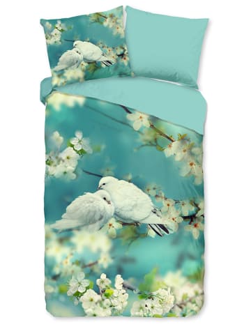 Good Morning Beddengoedset "Loving" groen