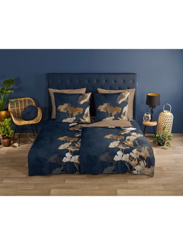 Good Morning Komplet pościeli "Premium" w kolorze granatowym