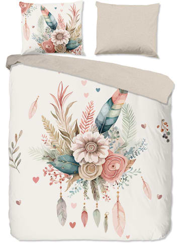 Good Morning Beddengoedset "Videl" wit/beige/meerkleurig