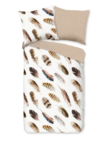 Good Morning Beddengoedset "Fedra" wit/beige