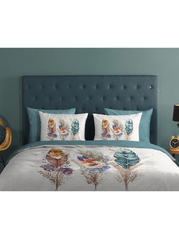 Good Morning Komplet pościeli "Via" w kolorze biało-miętowym