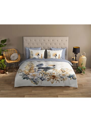 Good Morning Bettwäsche-Set ''Via'' in Weiß/ Hellblau