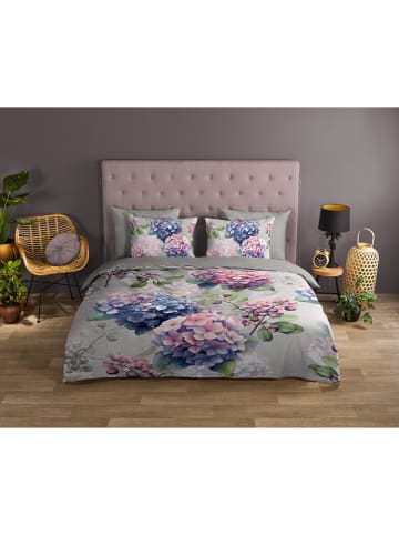 Good Morning Komplet pościeli "Julia" w kolorze jasnoszaro-niebiesko-jasnoróżowym