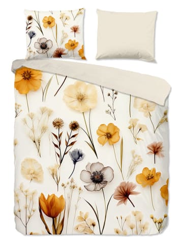 Good Morning Bettwäsche-Set in Creme/ Orange