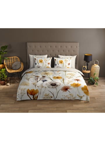 Good Morning Bettwäsche-Set in Creme/ Orange