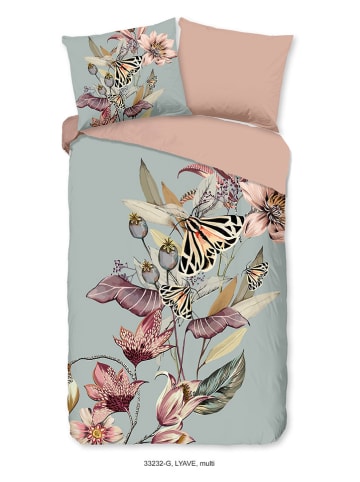 Good Morning Beddengoedset "Lyave" mintgroen/lichtroze