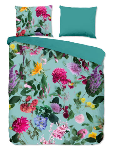 Good Morning Beddengoedset "Imma" mintgroen/roze