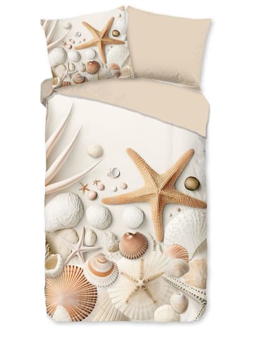 Good Morning Beddengoedset "Coti" zandkleurig